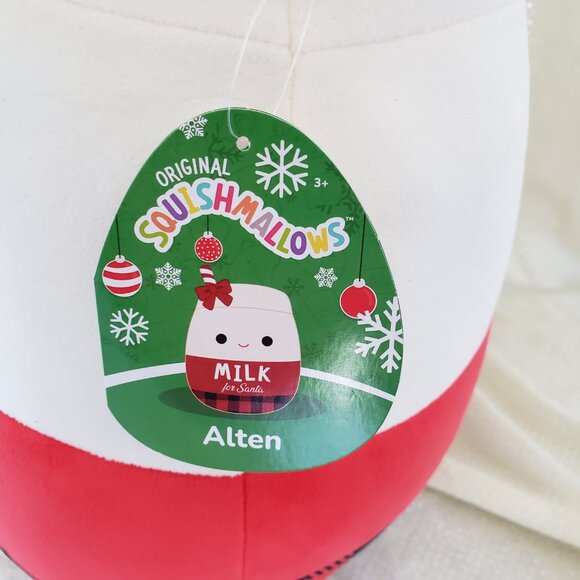 Large 14" SQUISHMALLOWS Milk for Santa "Alten" - Picture 9 of 9